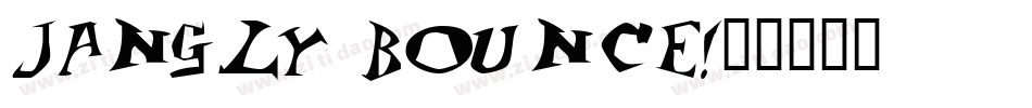 Jangly Bounce字体转换